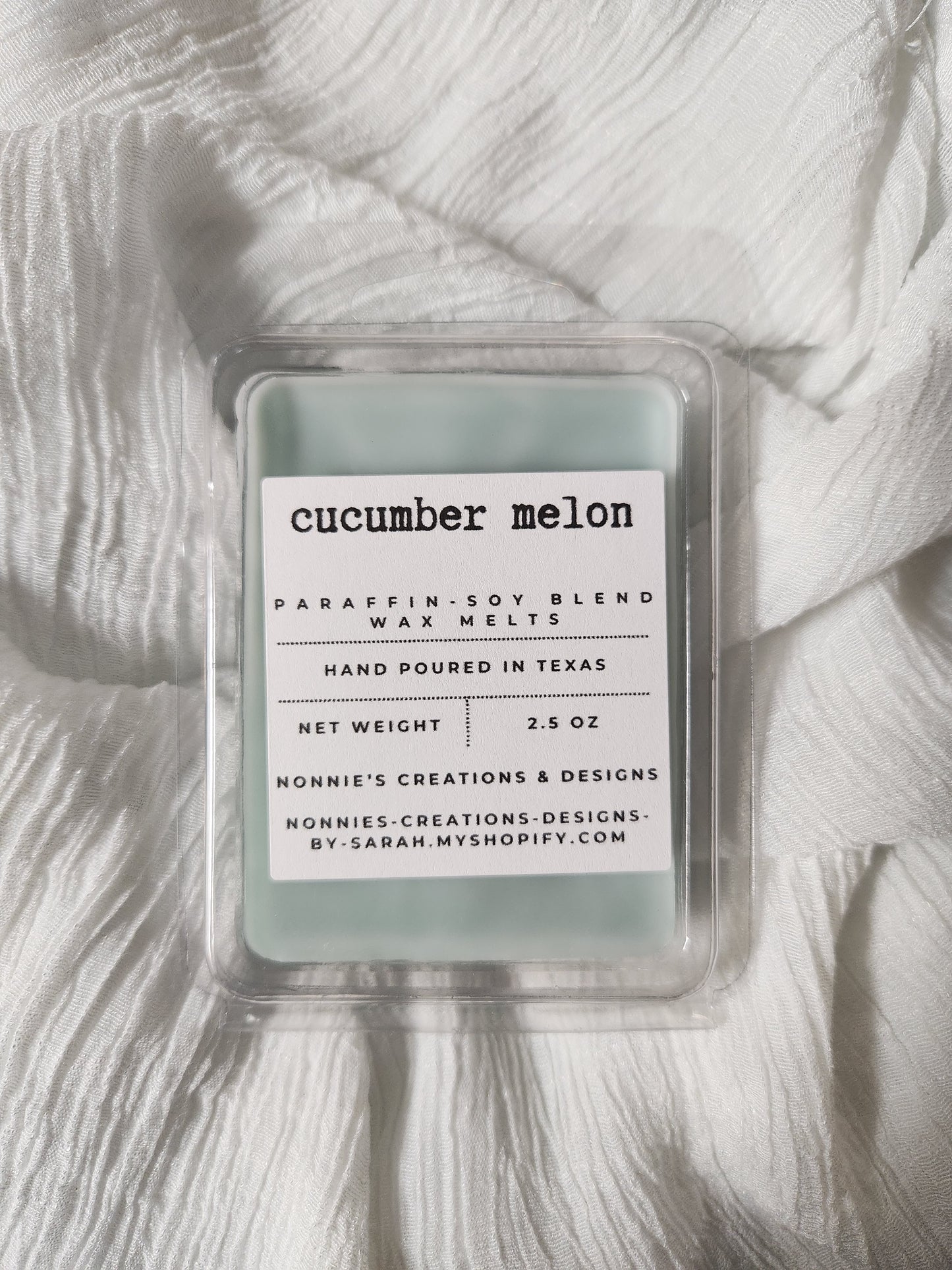 Fresh & Clean Scent Wax Melt Clam Shell