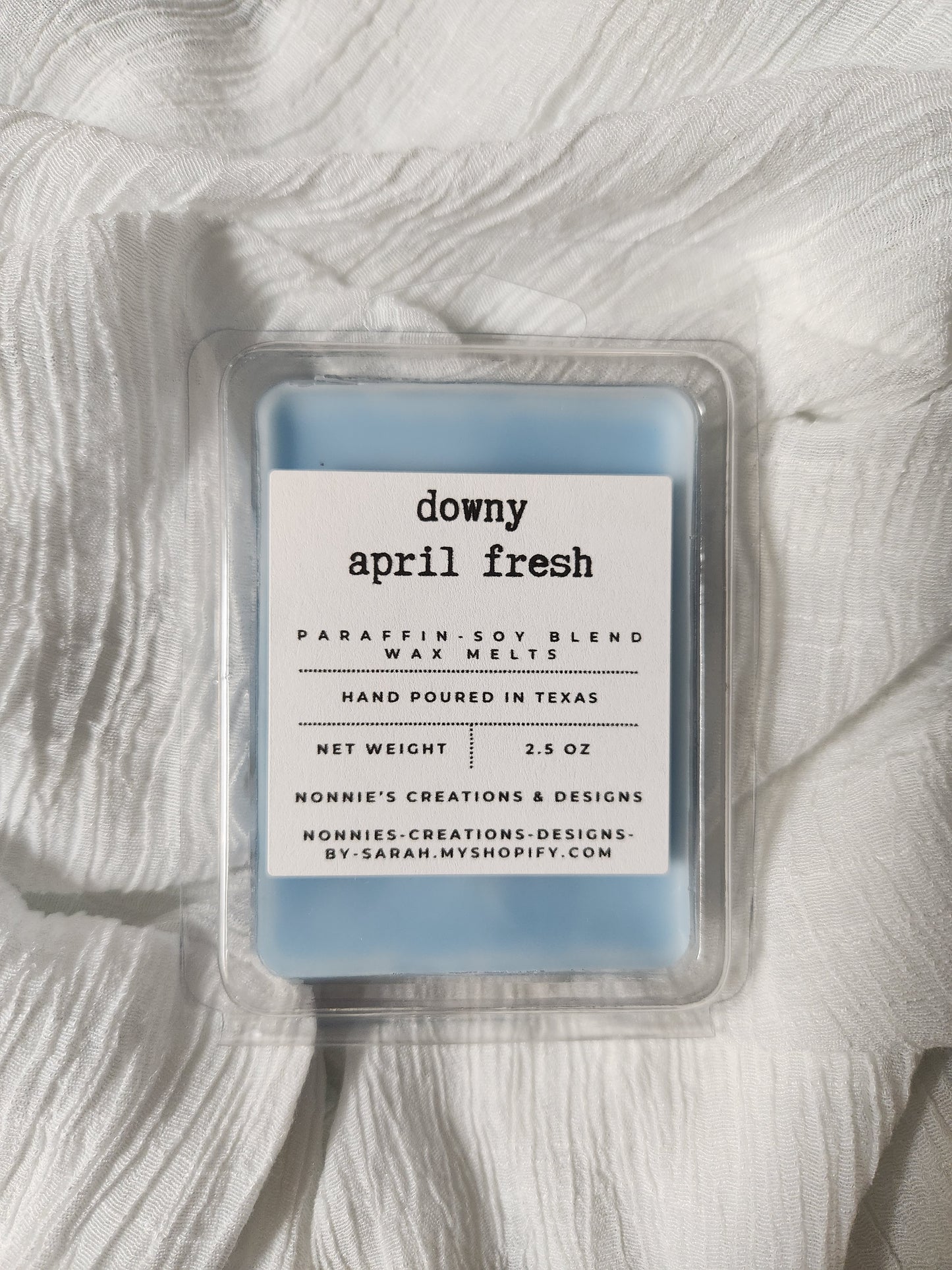 Fresh & Clean Scent Wax Melt Clam Shell