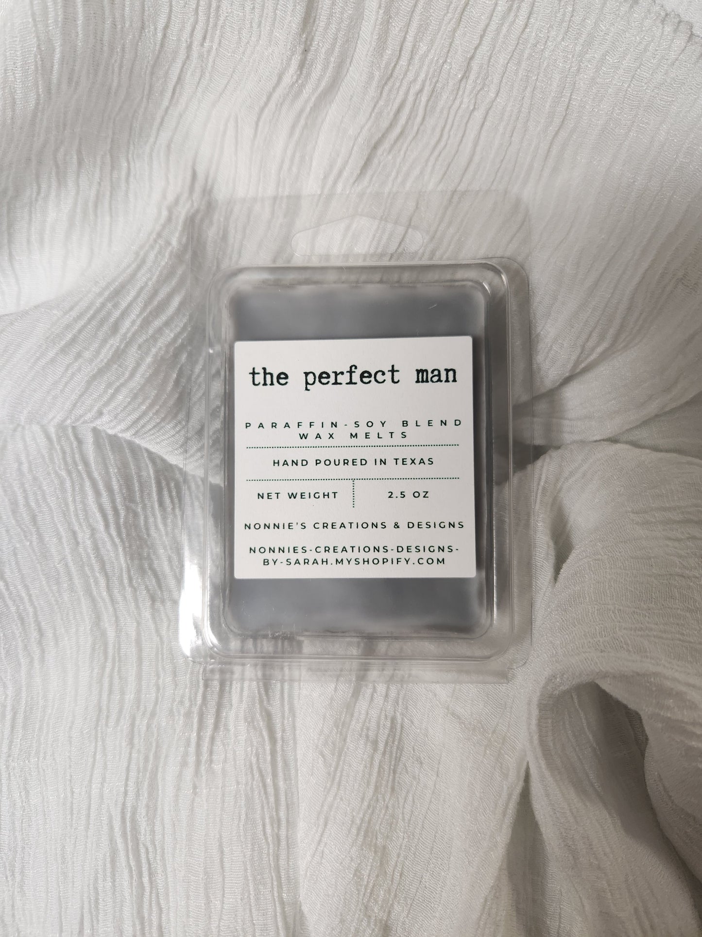 Masculine, Leather, Woodsy, Earthy, & Herbal Scent Wax Melt Clam Shell